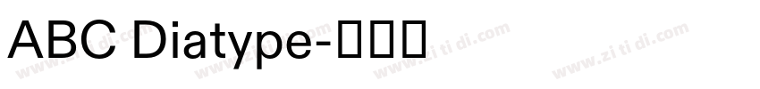 ABC Diatype字体转换